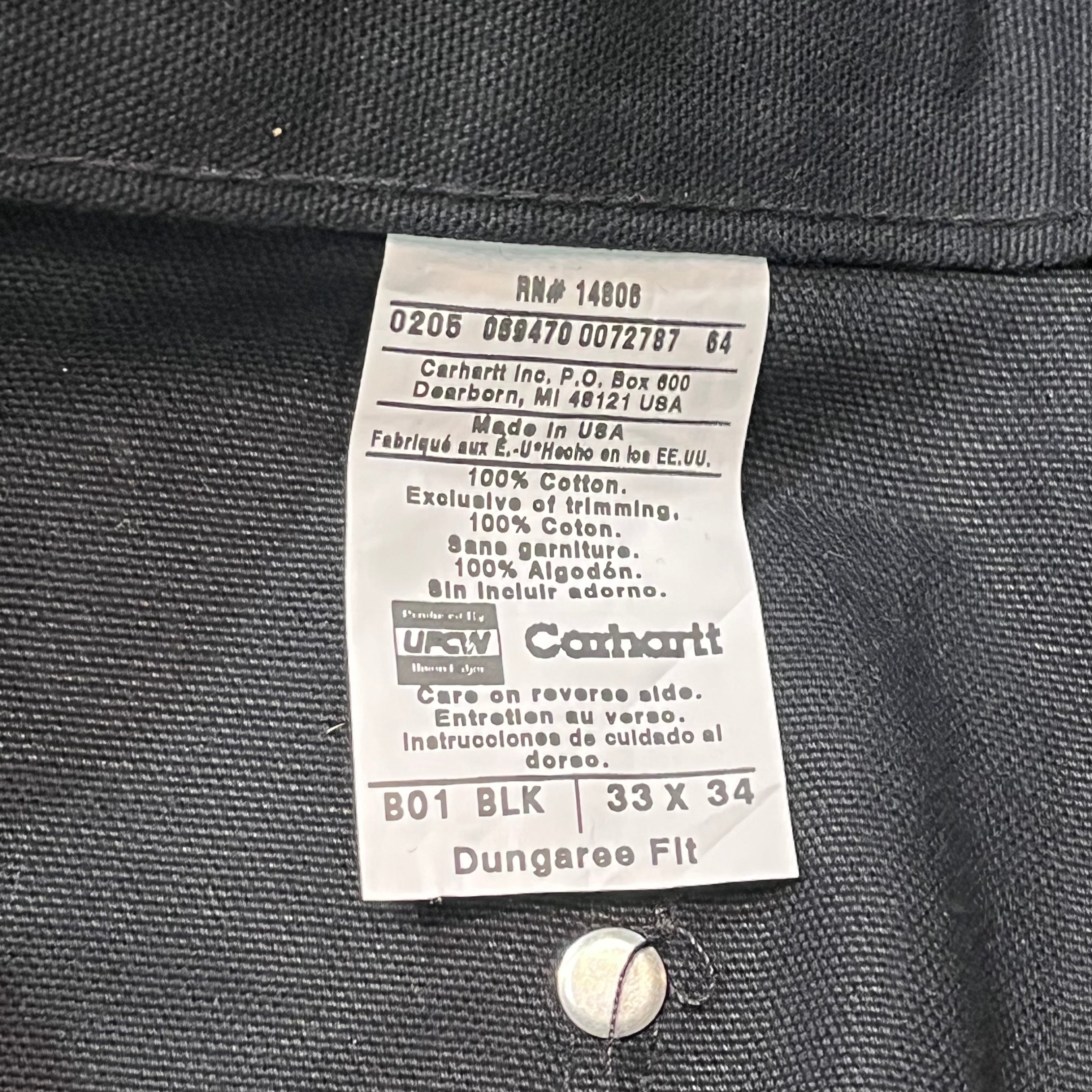 Carhartt カーハート ダブルニー 34x32 USA規格 90s 