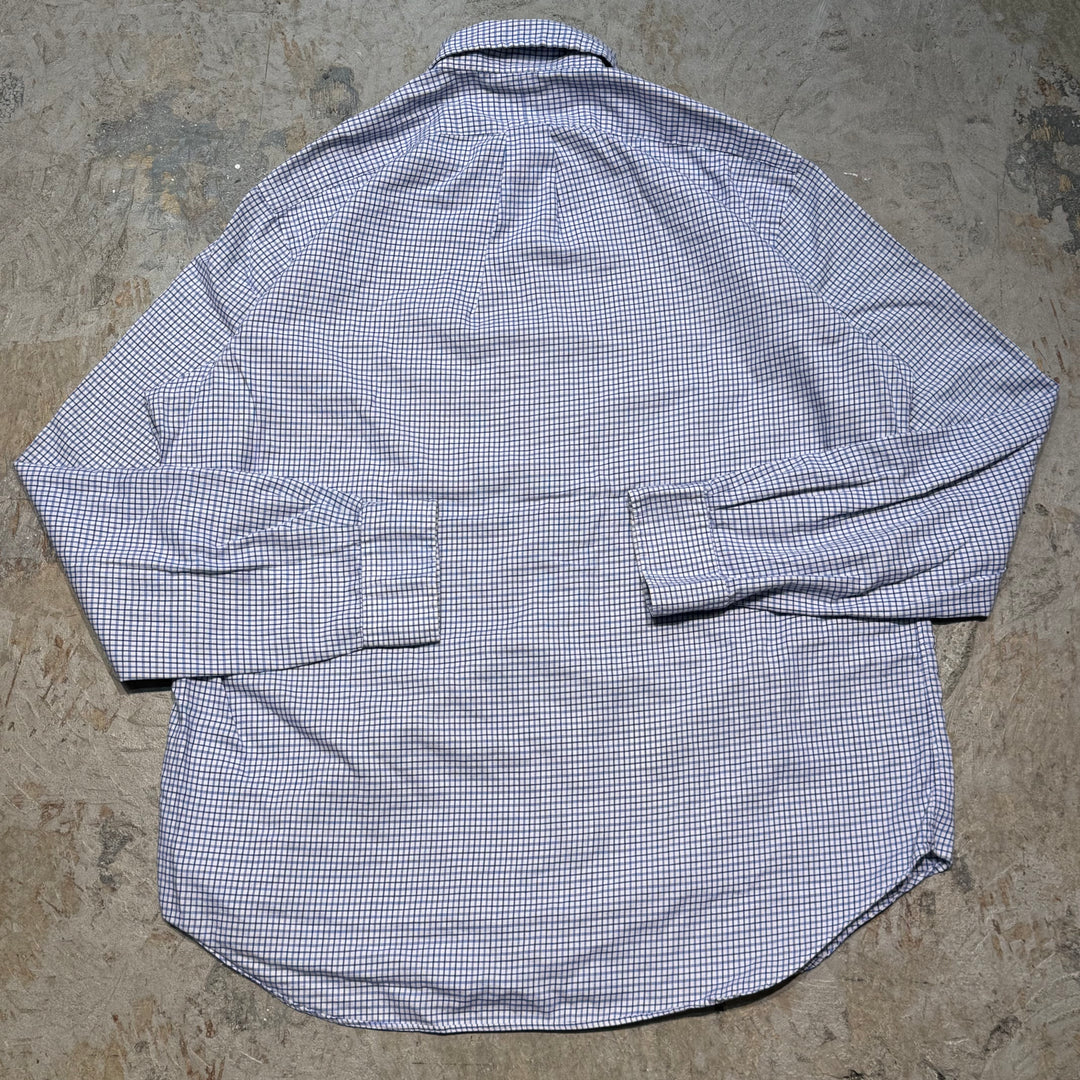 古着 POLO by Ralph Lauren/ ラルフ ローレン/ ボタンダウン長袖シャツ/ チェック柄/ サイズL