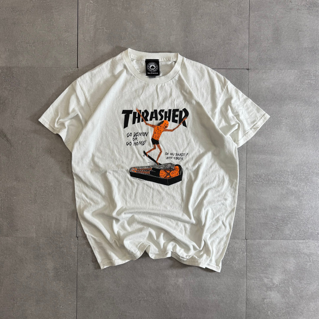 古着 THRASHER スラッシャー プリントTシャツ サイズM