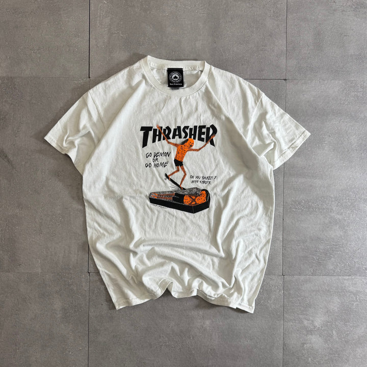 古着 THRASHER スラッシャー プリントTシャツ サイズM