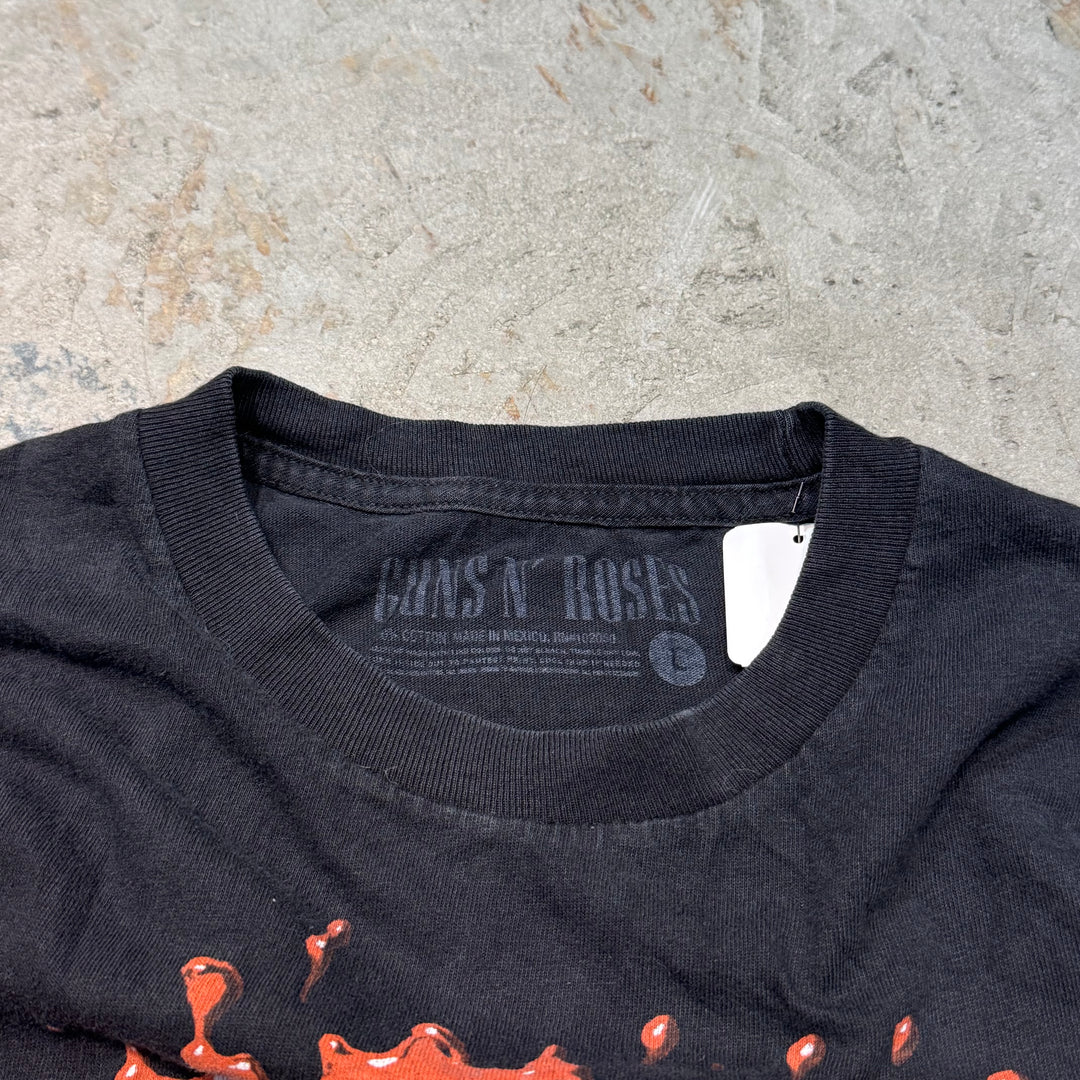 Used clothing GUNS N' ROSES/Guns N' Roses/Band T-shirt/Tour T-shirt/Size L