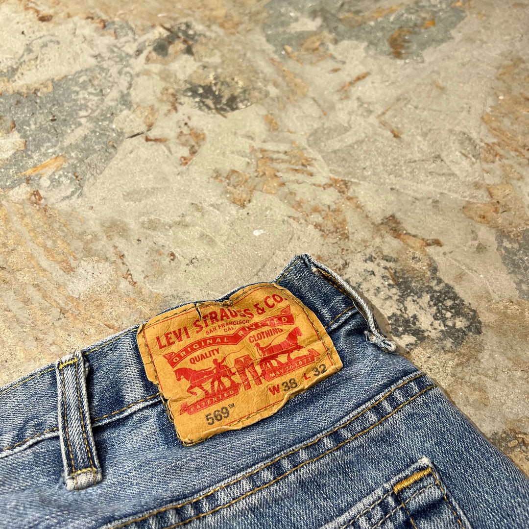 古着 Levi's/リーバイス/Denim Pants/デニムパンツ/569/実寸サイズ40×32