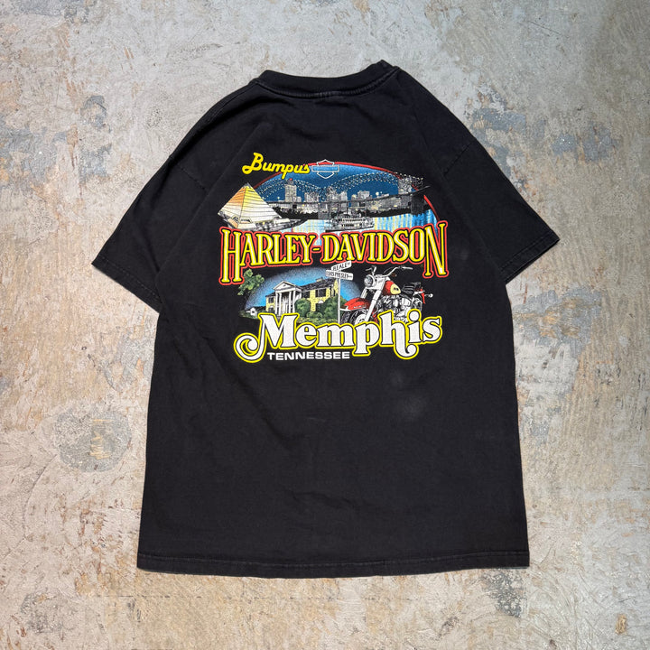 古着 USA製 Harley-Davidson/ハーレーダビッドソン/ プリントTシャツ/ サイズL