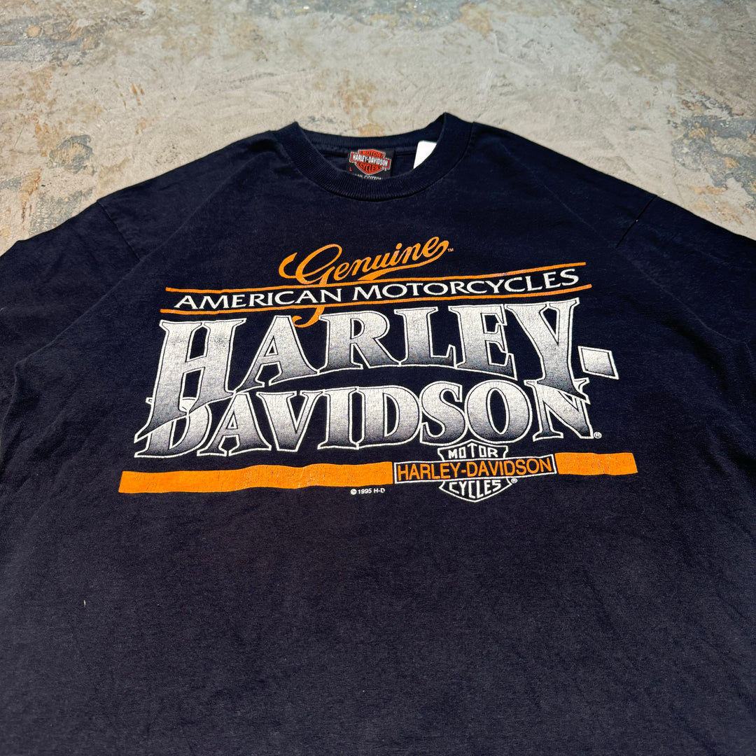 Used clothing Made in USA Harley-Davidson/Harley-Davidson/Printed T-shirt/Size L