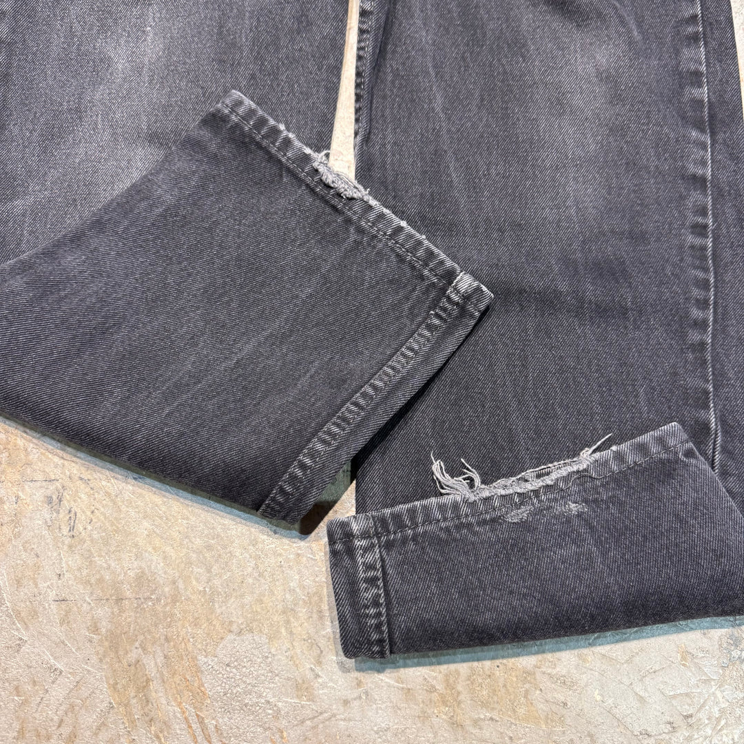 古着 Levi's/リーバイス/ブラックデニムパンツ/550/実寸サイズ33×30