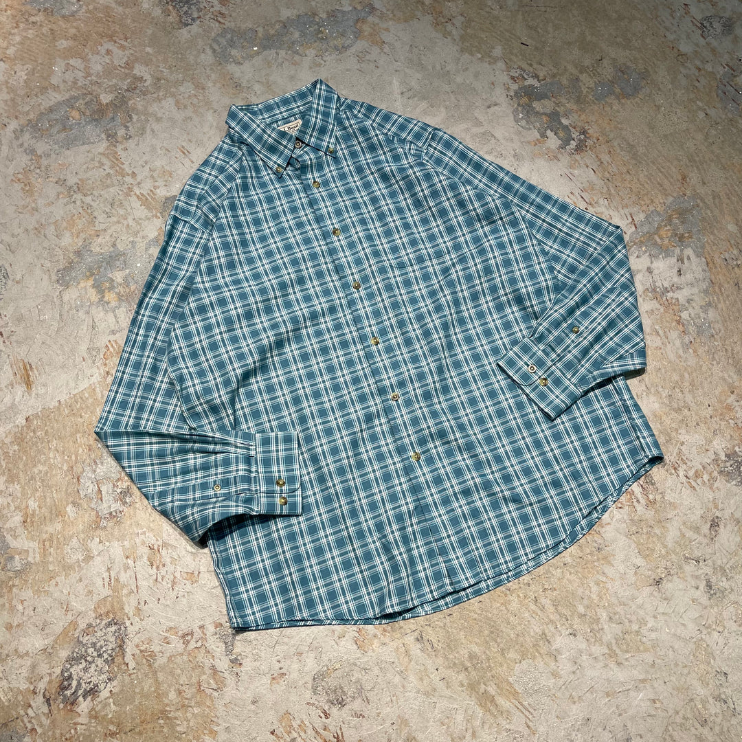 #4343 L.L.Bean/エルエルビーン L/S Check Shirts/チェックシャツ サイズL