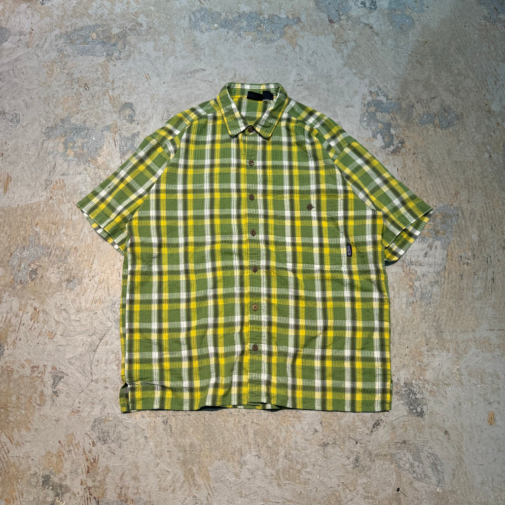 古着 Patagonia/ パタゴニア/ シアサッカー半袖シャツ/ サイズM – MUJIN