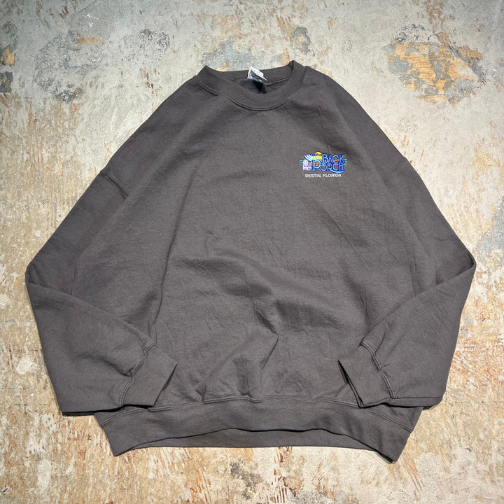 #2002 Old clothes GILDAN/Crewneck Sweatshirts/Corporate logo/Size 2XL