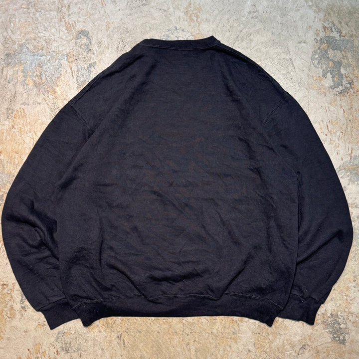 古着 RUSSELL ATHLETIC/ ラッセルアスレチック/ ブランククルーネックスウェット/ 無地/ 前Vガゼット/ サイズL