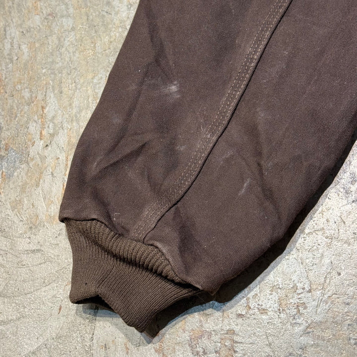 旧衣服Carhartt/汽车心/活动夹克/鸭面料/企业标志/内衬热/尺寸L