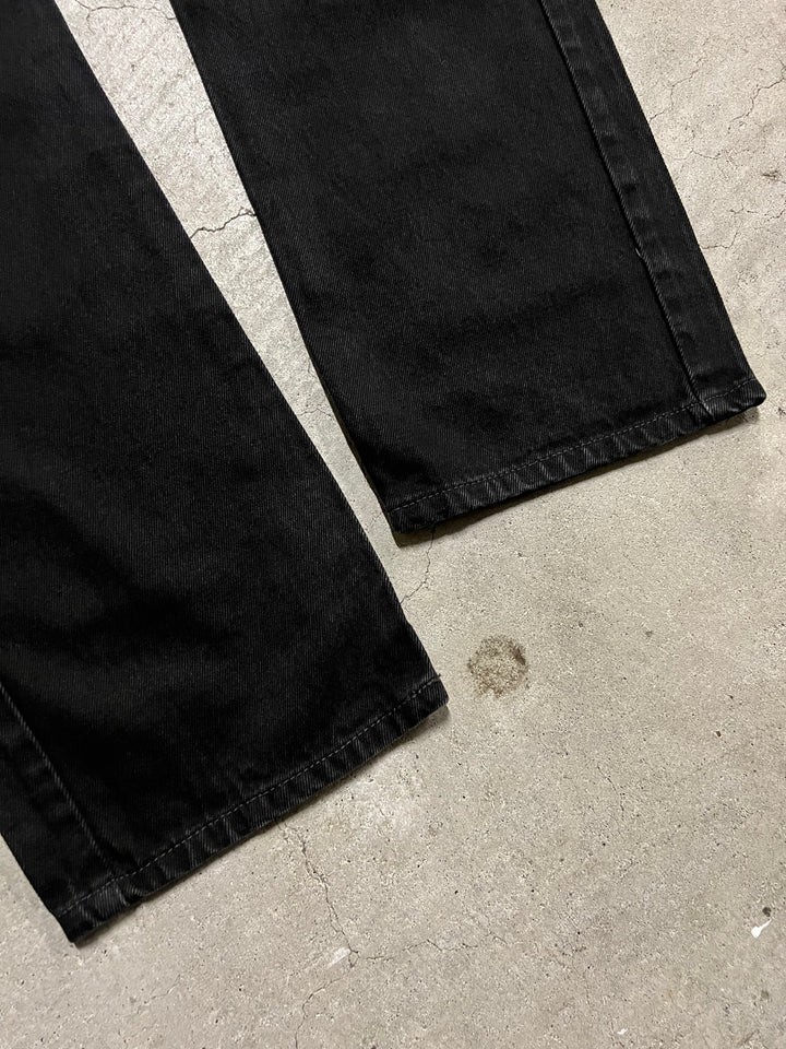 #MA17 古着 Levi's/リーバイス/Black Denim Pants/ブラックデニムパンツ/505/実寸サイズ34×34