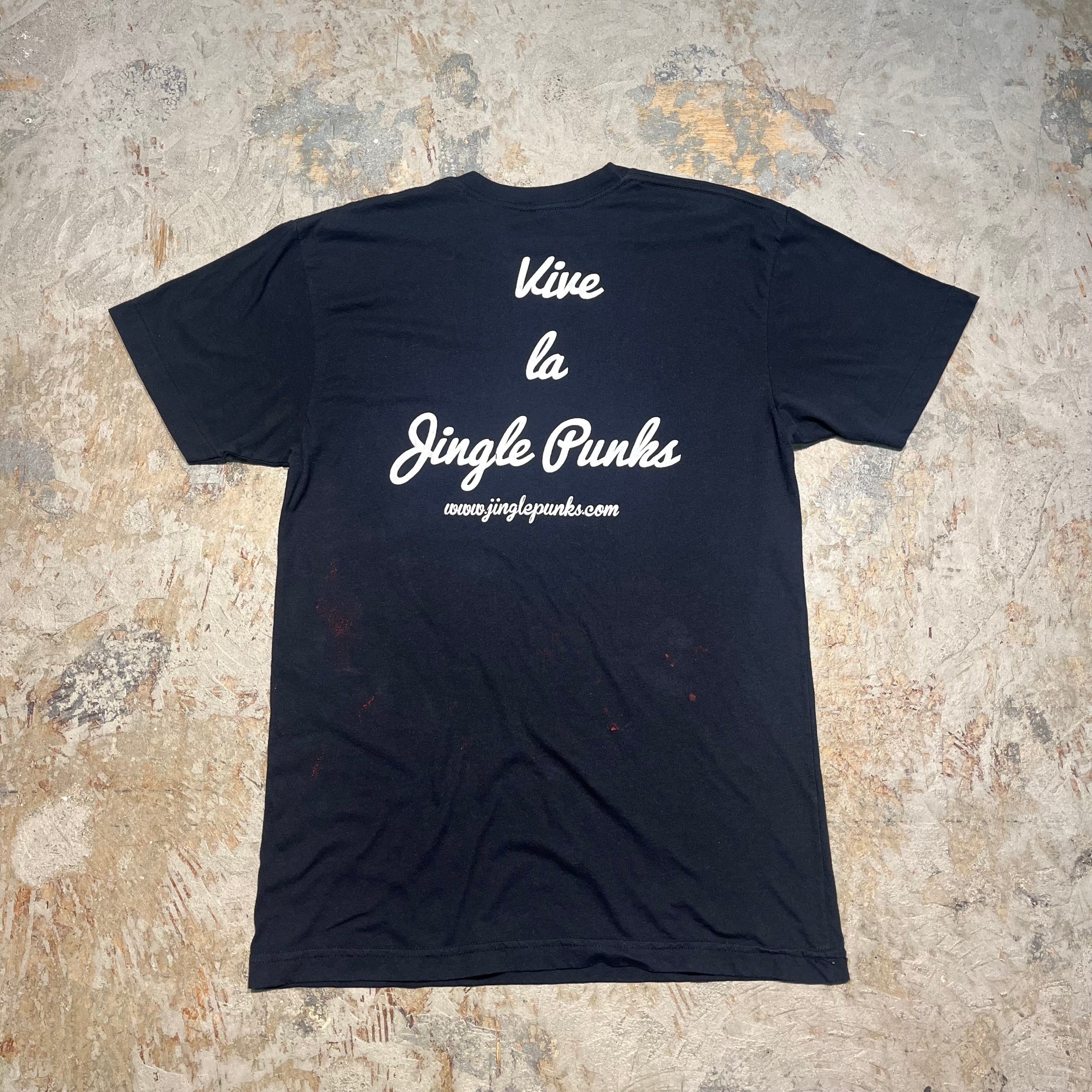 90s ユーロ　テニス　tシャツ　ビンテージ　シングルステッチ　M相当　メンズ USA製】90sシングルステッチ半袖プリントTシャツネイビーメンズ