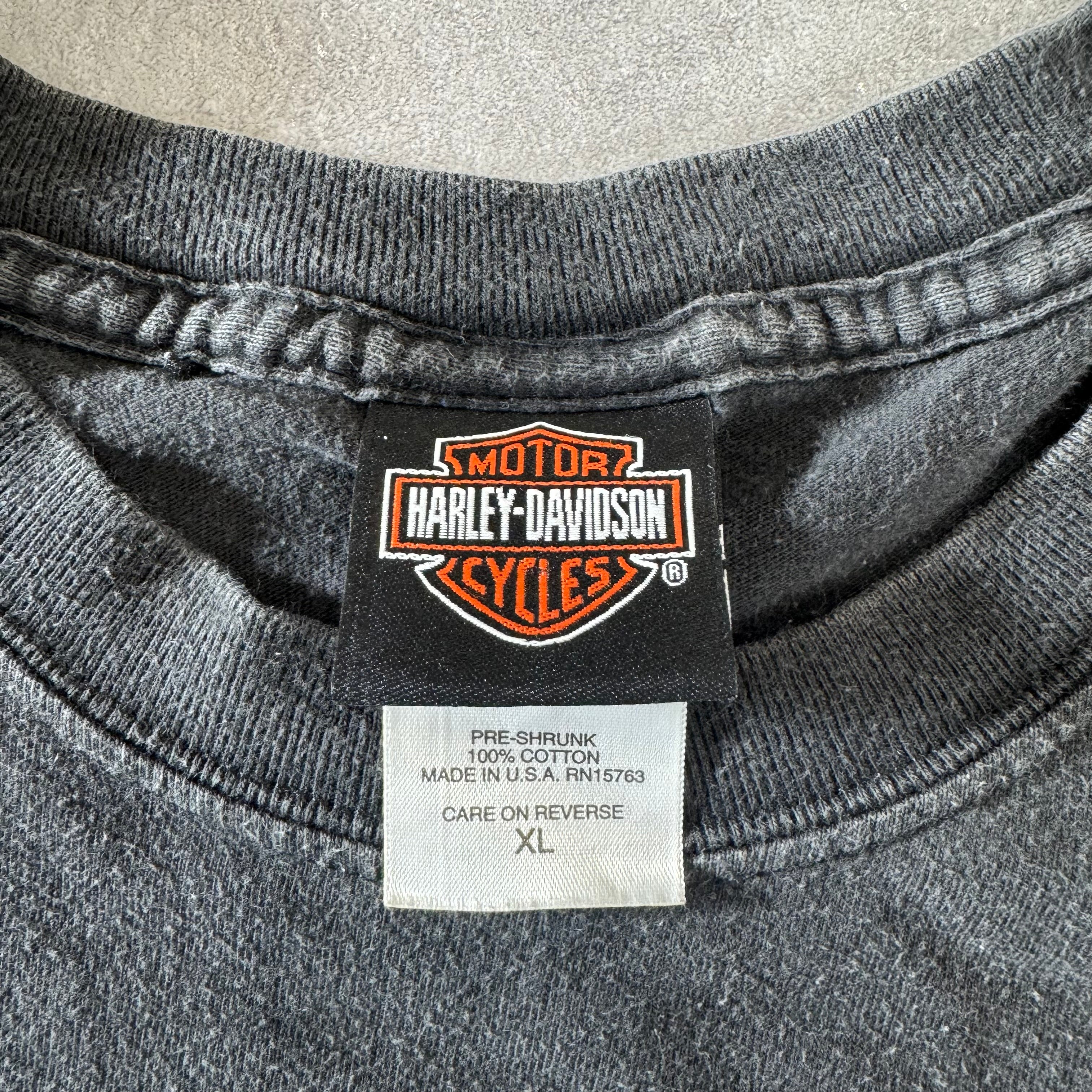 古着 USA製 Harley-Davidson ハーレーダビッドソン プリントTシャツ