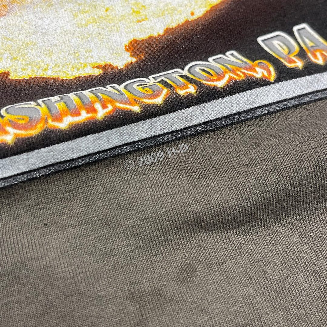 古着 USA製 Harley-Davidson/ハーレー ダビッドソン/シングルステッチ Tシャツ/サイズXL