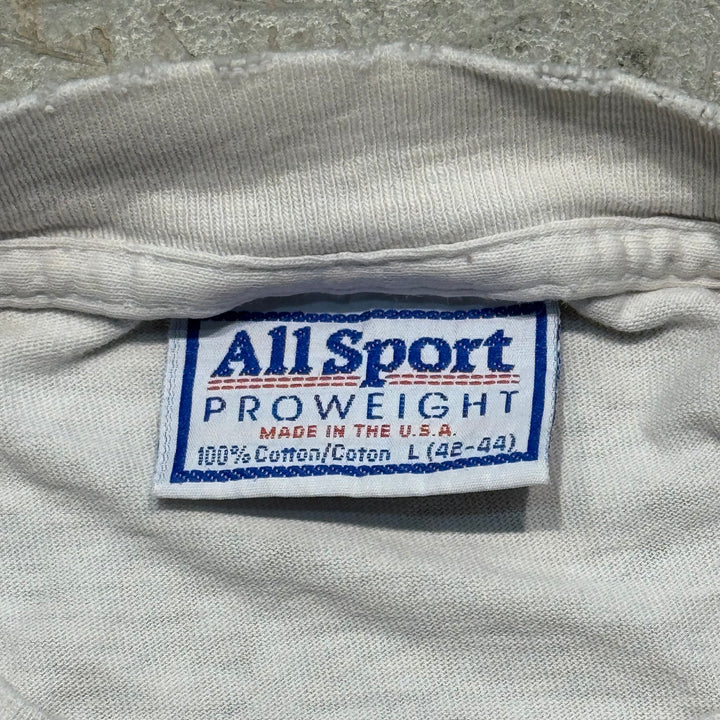 古着 USA製 90's All Sport /アインシュタイン/ プリントTシャツ/ サイズL