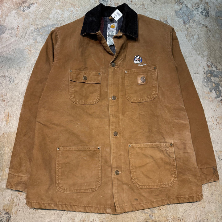 古着 carhartt/ カーハート/ ミシガンチョアコート/ ダック地/ 裏地ブランケット/ サイズL