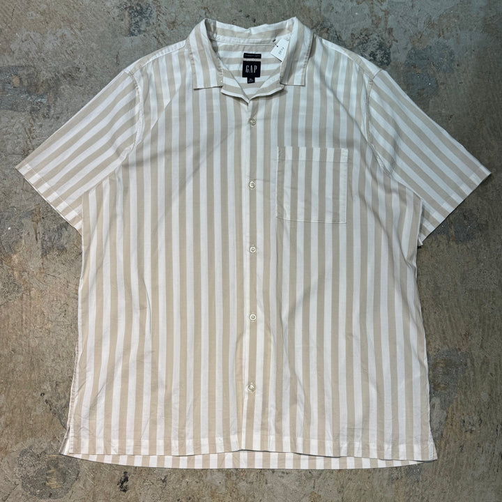 古着 GAP/ ギャップ/ 半袖シャツ/ ストライプ柄/ サイズXL