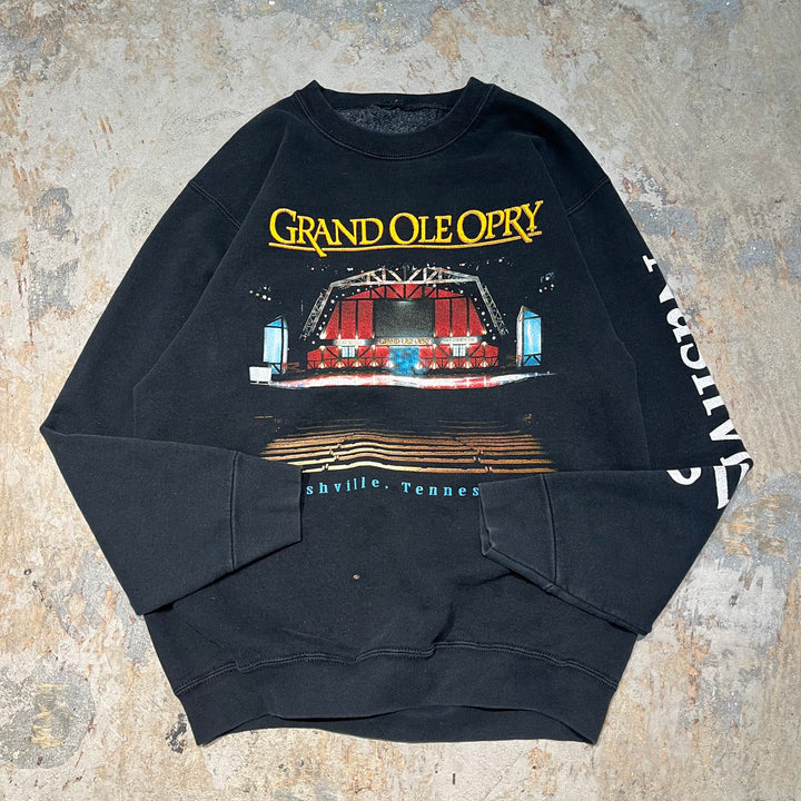 #3922 古着 Unknow/Crew  Neck Sweat Shirt/クルーネックスウェット/GRANDOLE OLE OPRY/サイズXL相当