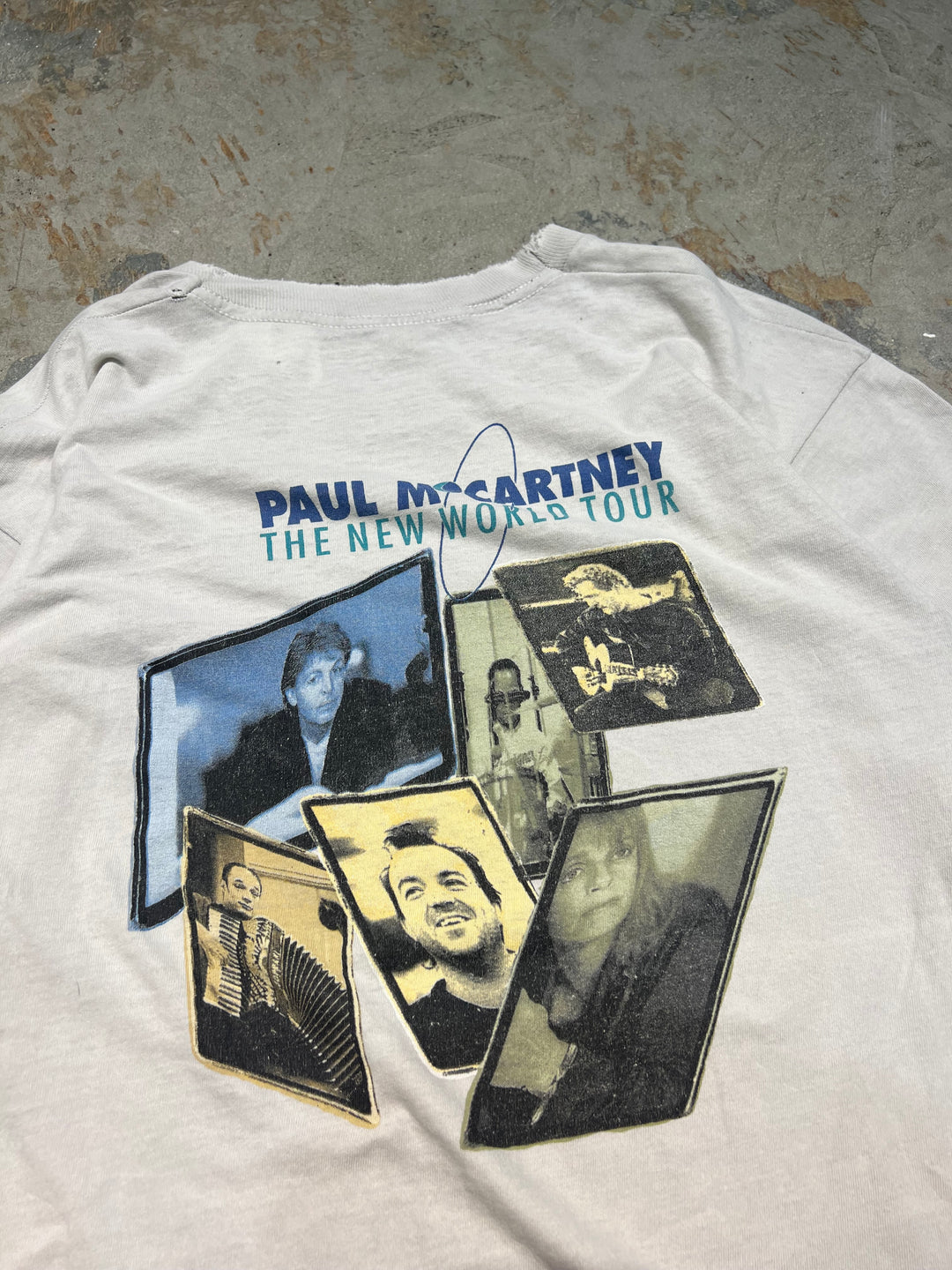 #MA93 古着 93's PAUL MCCARTNEY / ポールマッカートニー / アーティスト / シングルステッチ ヴィンテージ Tシャツ / サイズL