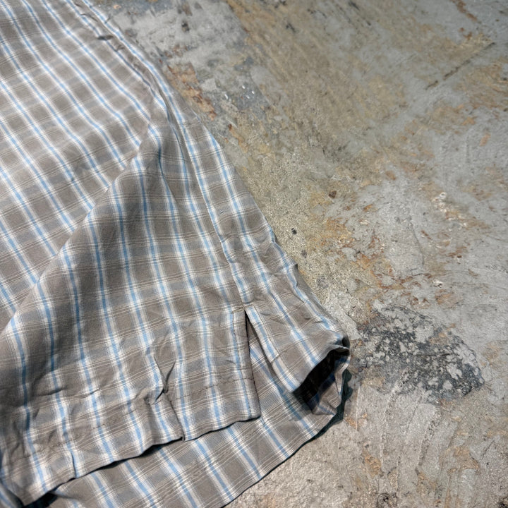 Used clothing Columbia/ Columbia/ Short sleeve shirt/ Checkered pattern/ Size L
