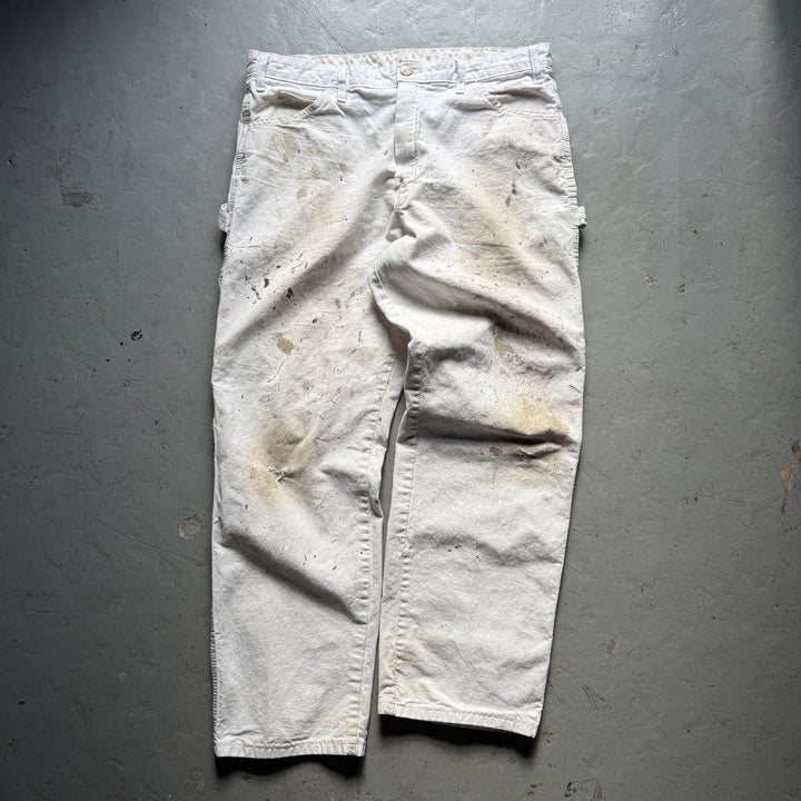 古着 Dickies×SHERWIN WILLIAMS/ディッキーズ× シャーウィン・ウィリアムズ/ ペインターパンツ / 企業ロゴ/ 実寸サイズ35×29