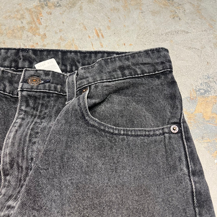 #4195 古着 Levi's/リーバイス/Black Denim Pants/ブラックデニムパンツ/505/MADE IN U.S.A/サイズ34×30