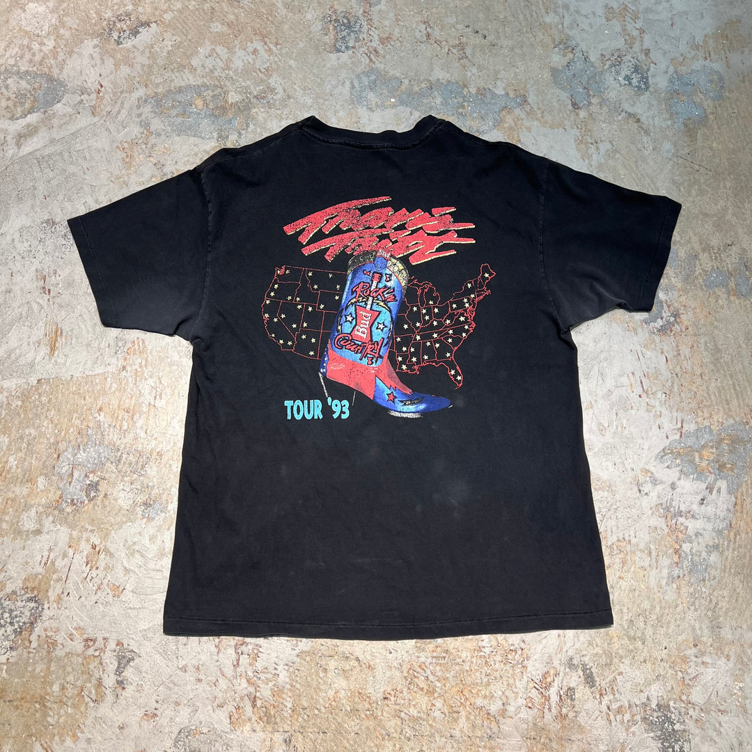 古着 USA製 90's ヘインズ / トラヴィス･トリット / 1993年ツアー / ヴィンテージ シングルステッチ プリントTシャツ/サイズXL