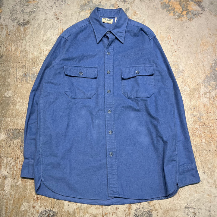 #4306 L.L.Bean/エルエルビーン Work Shirts/ワークシャツ/シャモアクロス/MADE IN USA/サイズ15 1/2