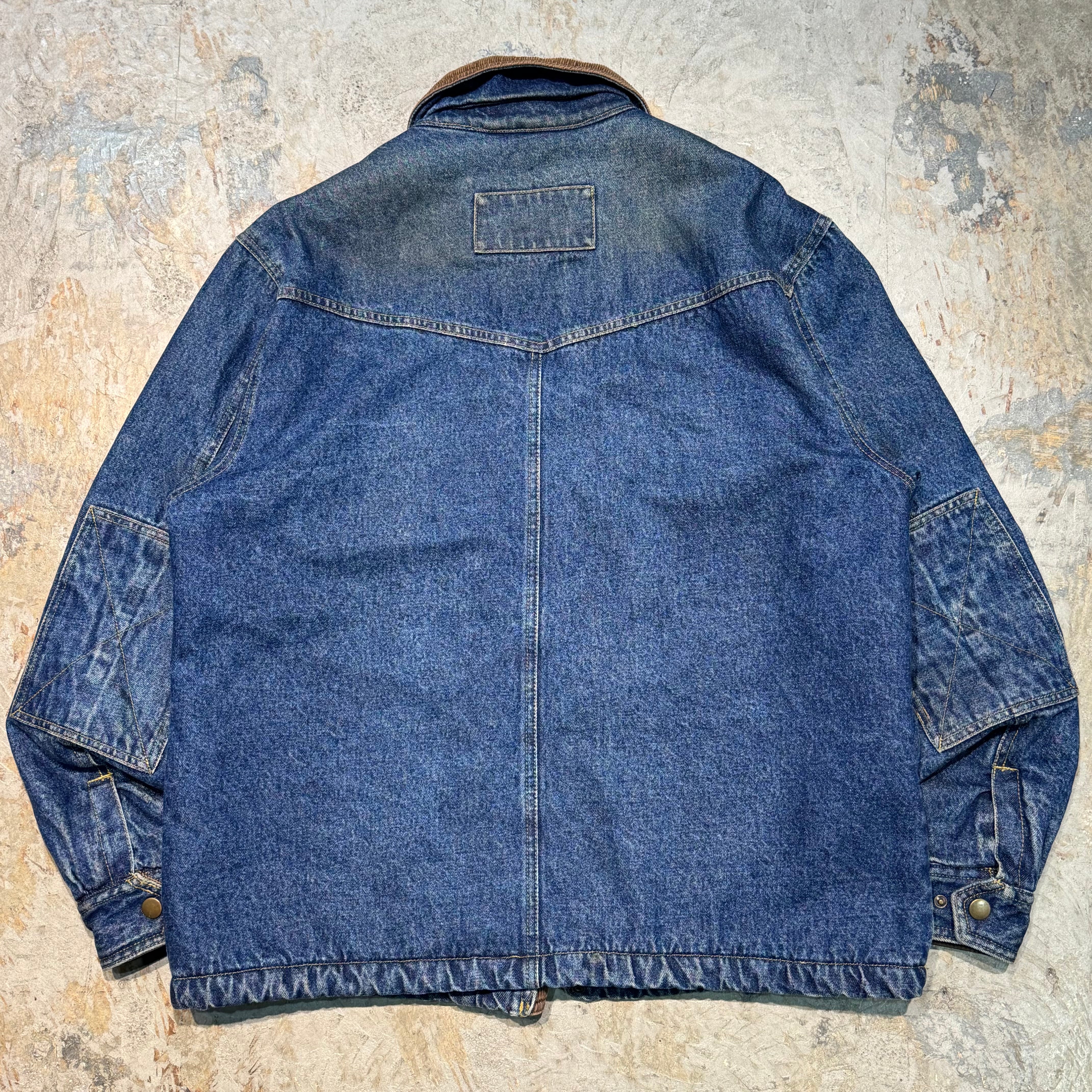 古着 Wrangler/ ラングラー/ デニムボアジャケット/ 裏地ボア/ 襟