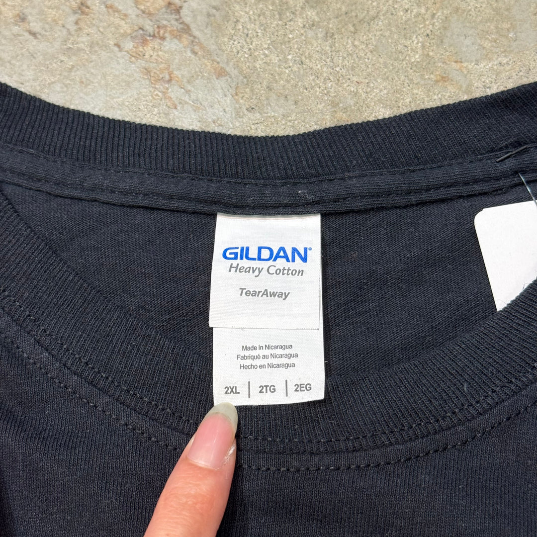 古着 GILDAN/ ギルダン/ プリントTシャツ/ スケルトン/ サイズ2XL
