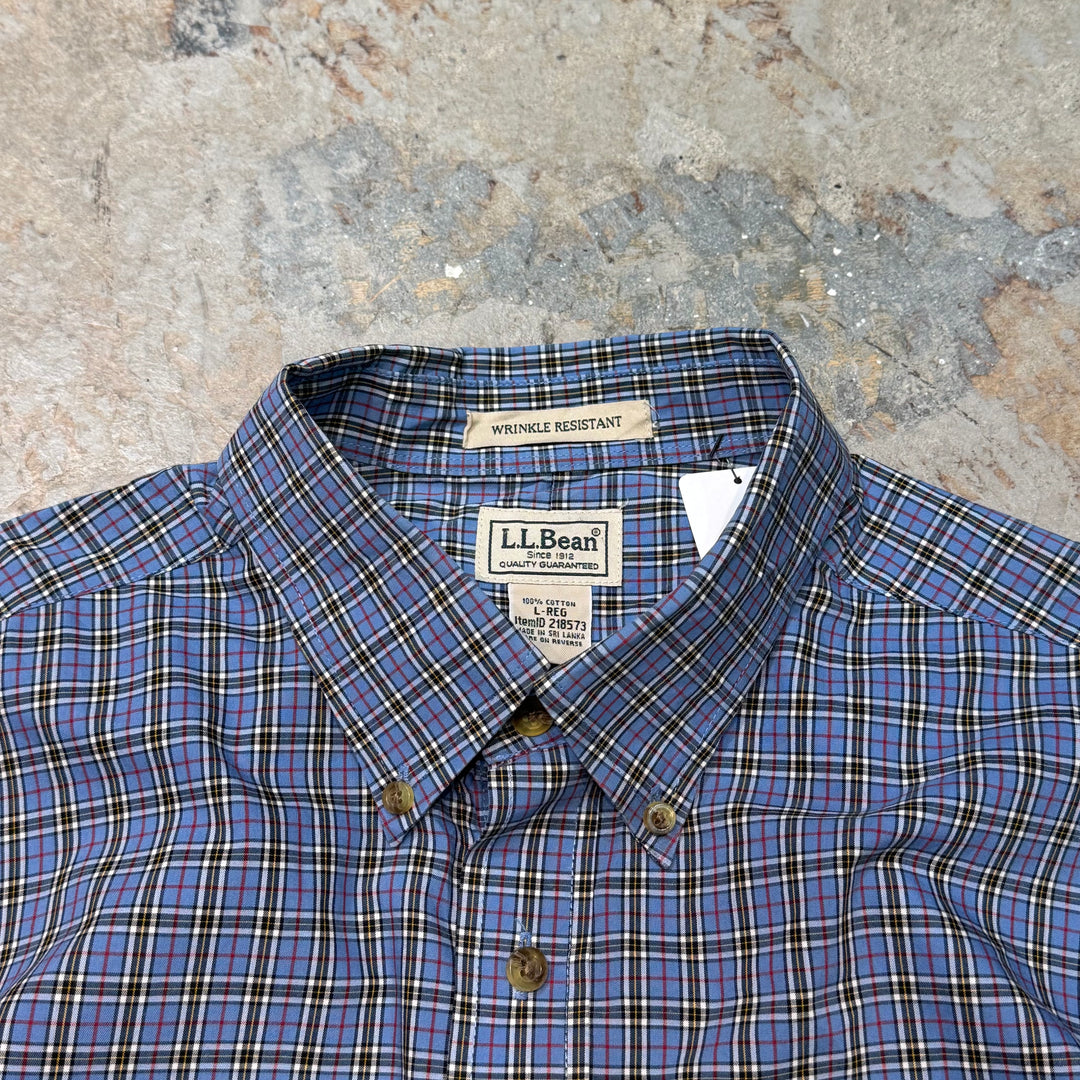 古着 L.L.Bean/ エルエルビーン/ ボタンダウン長袖シャツ/ チェック柄/ サイズL