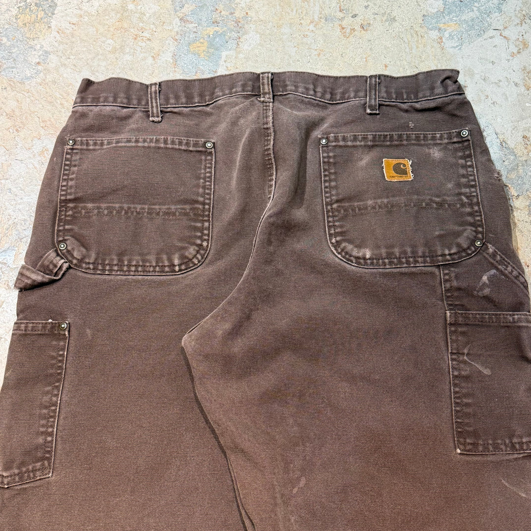 古着 Carhartt/カーハート/ダック地ペインターパンツ/ダブルニー/実寸サイズ36×29