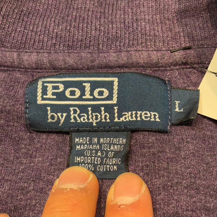 古着 90's〜 POLO by Ralph Lauren/ ポロラルフローレン/ ハーフジップニットセーター/ サイズL