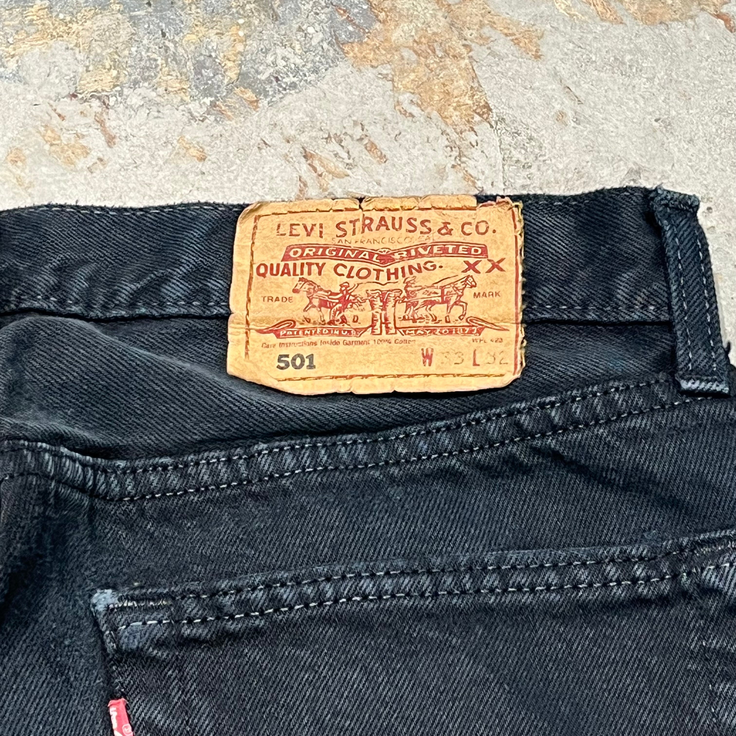 4431 古着 Levi's/リーバイス/Black Denim Pants/ブラックデニム 4431 古着 Levi's/リーバイス/Black Denim Pants/ブラックデニム