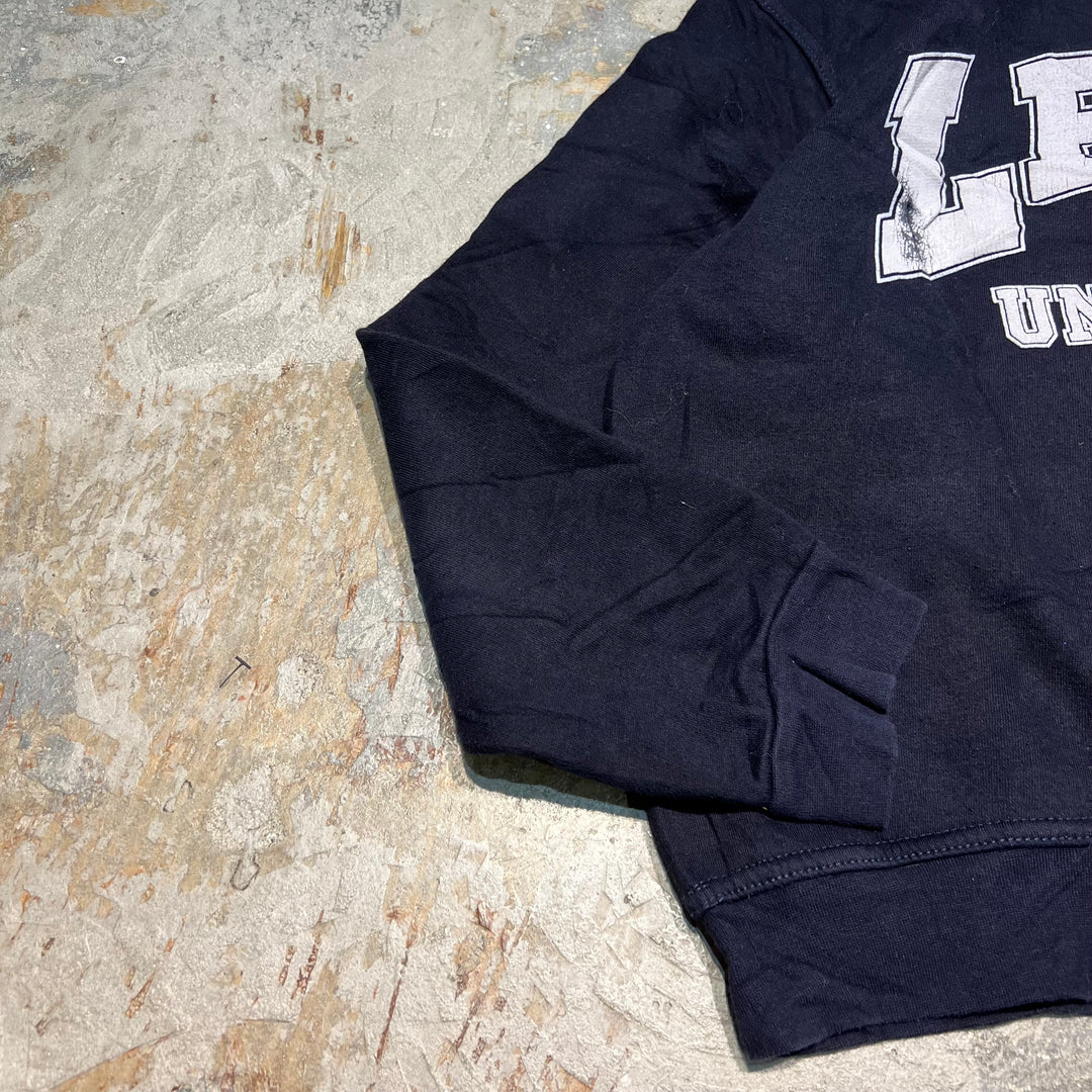 #3808 古着 Unknow/Crew Neck Sweat Shirts/クルーネックスウェット/LEEDS UNIVERSITY/カレッジロゴ/サイズM