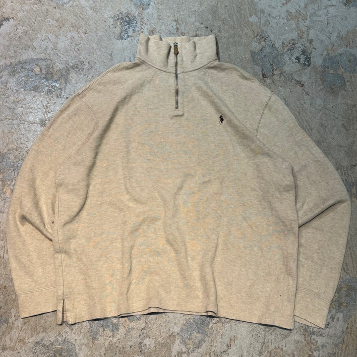 古着 90's~ POLO by Ralph Lauren/ ポロ バイ ラルフローレン/ ハーフジップニットセーター/ サイズXL