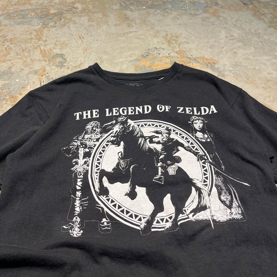 古着 THE LEGEND OF ZELDA ゼルダの伝説/キャラクタープリントTシャツ / サイズS