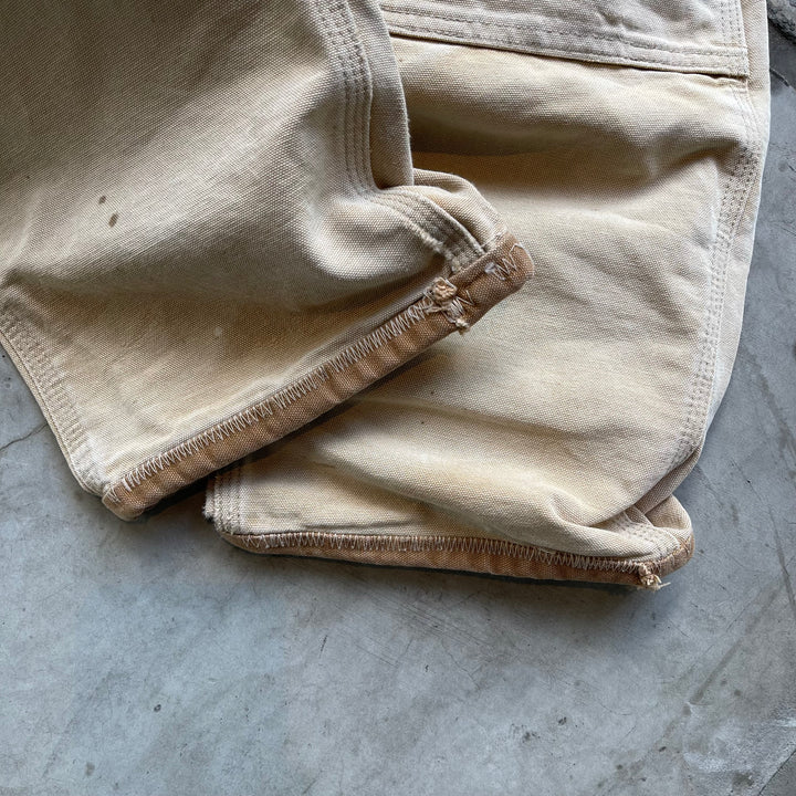 古着 USA製 Carhartt/カーハート/ダック地ペインターパンツ/ダブルニー/実寸サイズ33×31