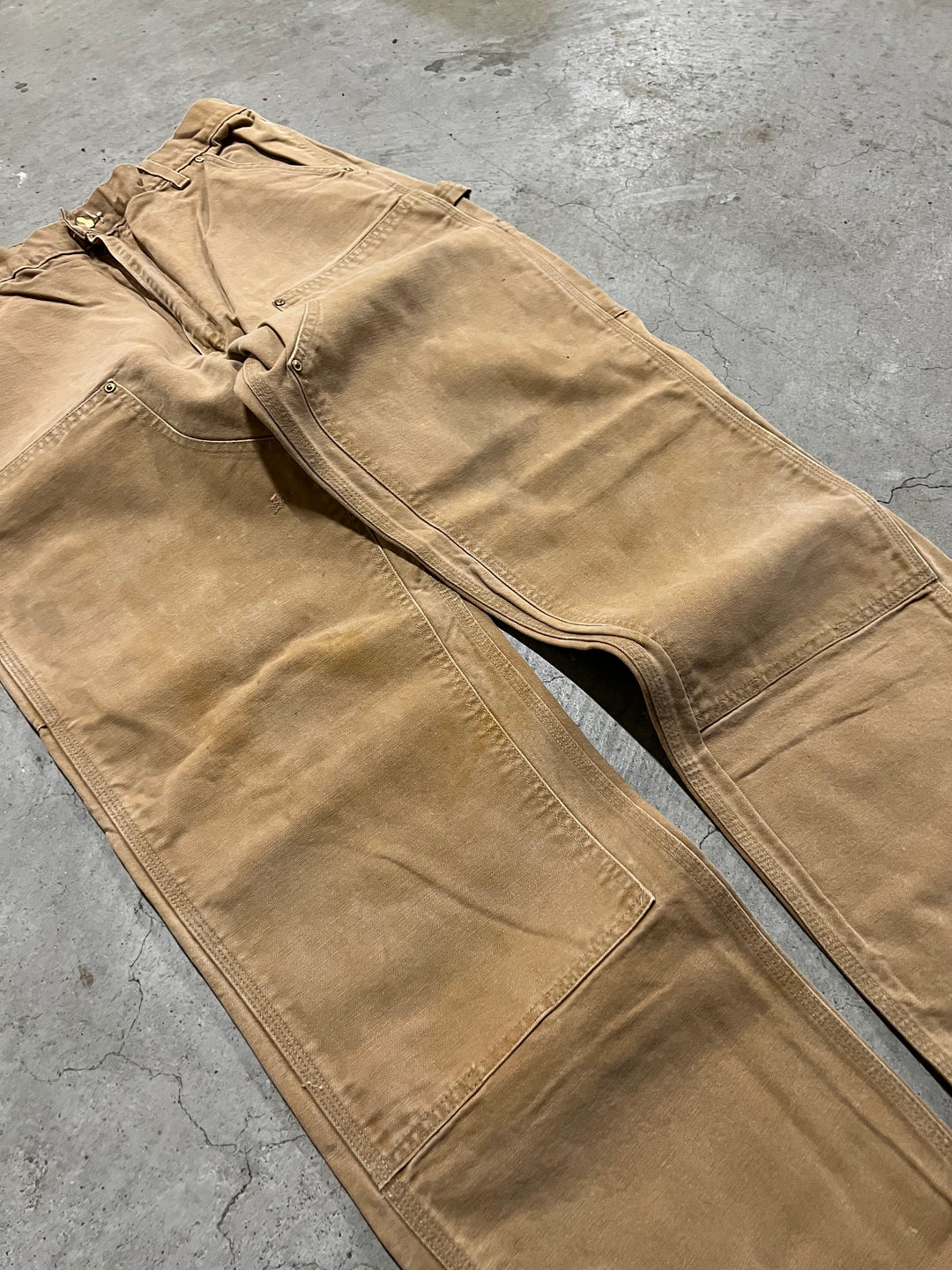 #MA06 古着 97's Carhartt/カーハート/ Duck Painter Pants/ダック地 ペインターパンツ/ワークパンツ/実寸サイズ35/30