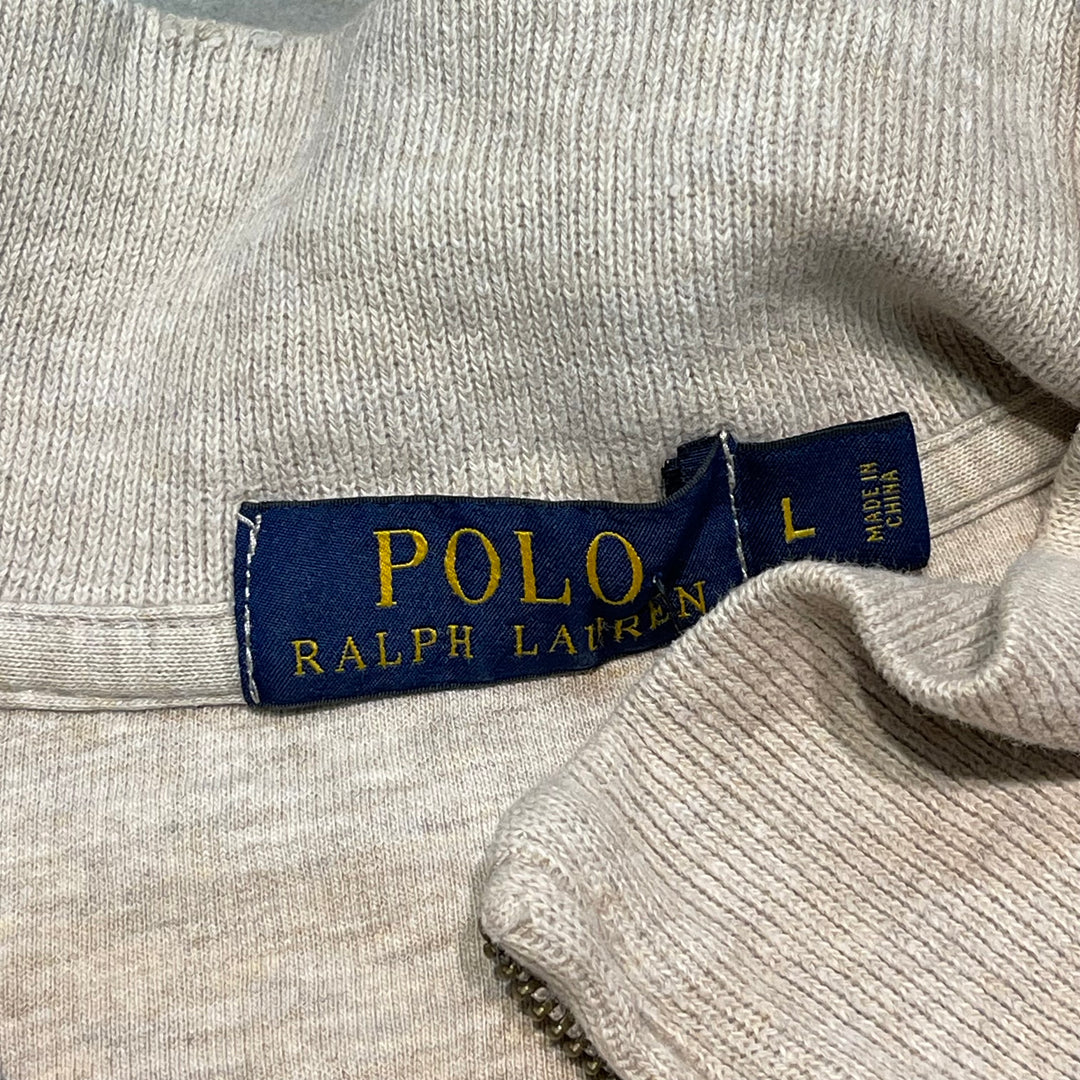 #3864 古着 POLO by Ralph Lauren/ポロバイラルフローレン/Half zip knit Sweater/ハーフジップニットセーター/サイズL