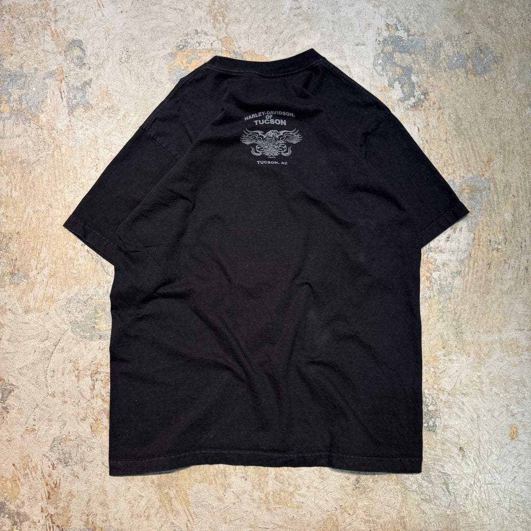 古着 USA製 Harley-Davidson/ハーレーダビッドソン/ プリントTシャツ/ サイズXL