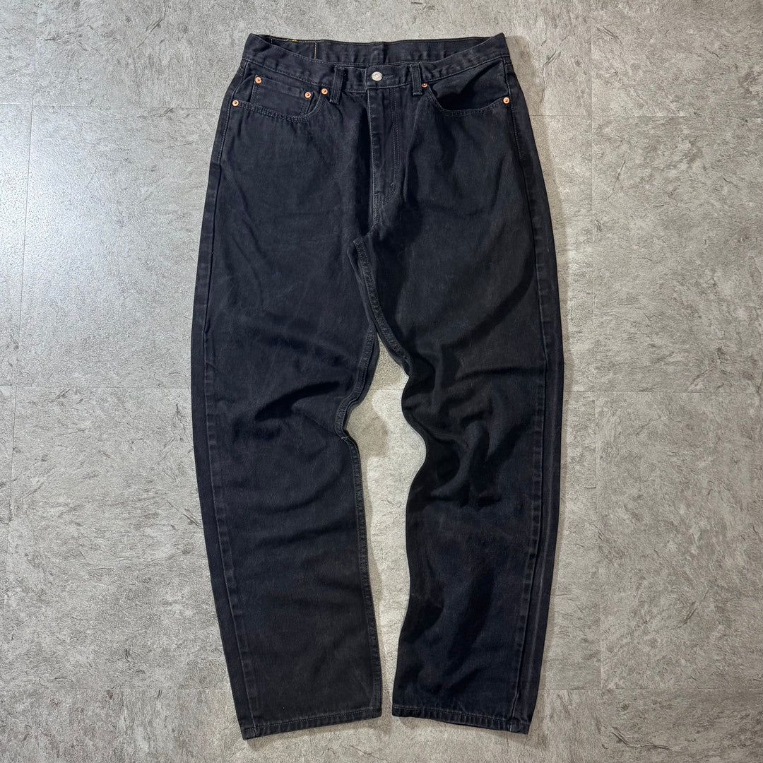 古着 Levi's/ リーバイス/ ブラックデニムパンツ/ 550/ 実寸サイズ34×32