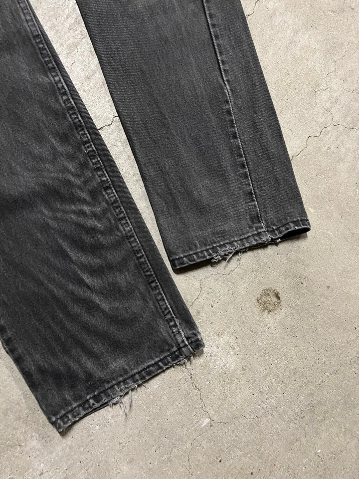 #MA21 古着 Levi's/リーバイス/Black Denim Pants/ブラックデニムパンツ/505/実寸サイズ32×31