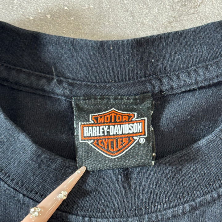 古着 Harley-Davidson ハーレーダビッドソン プリントTシャツ サイズM相当