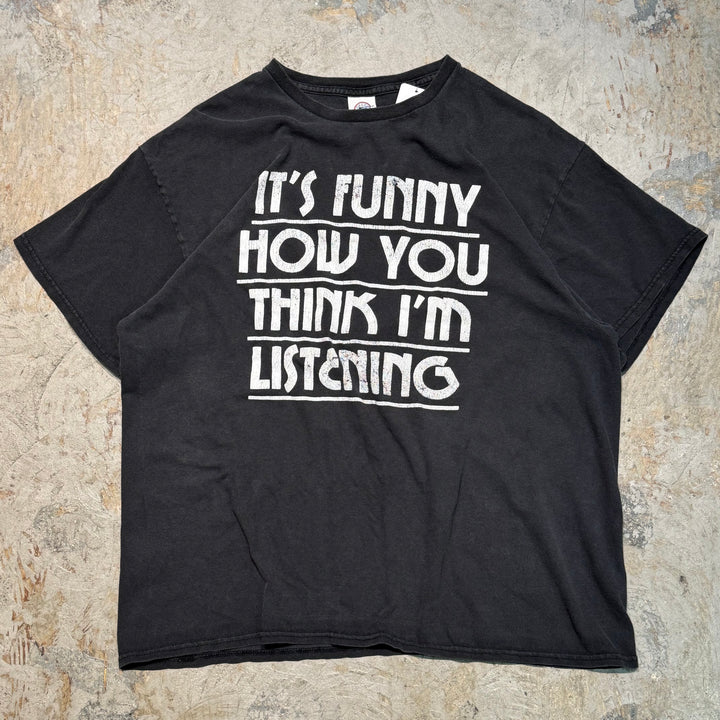 古着 USAVINTAGE/ テキストプリントTシャツ/ サイズXL