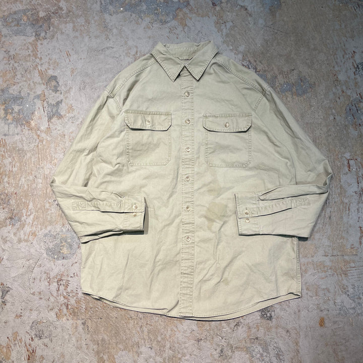 #4424 古着 L.L.Bean/エルエルビーン/Long Sleeve Shirt/長袖シャツ/サイズL