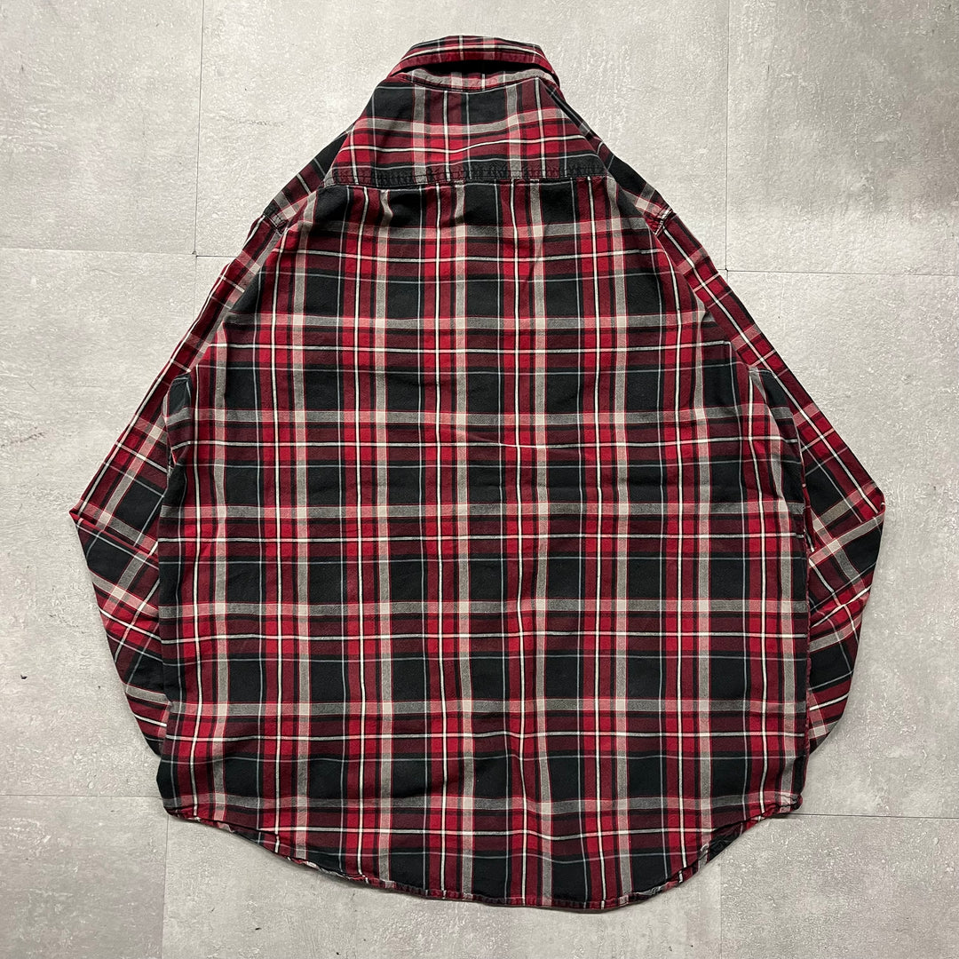 古着 carhartt/カーハート/ ボタンダウン長袖シャツ/ チェック柄/ サイズL