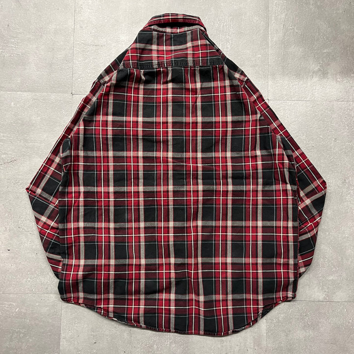 古着 carhartt/カーハート/ ボタンダウン長袖シャツ/ チェック柄/ サイズL