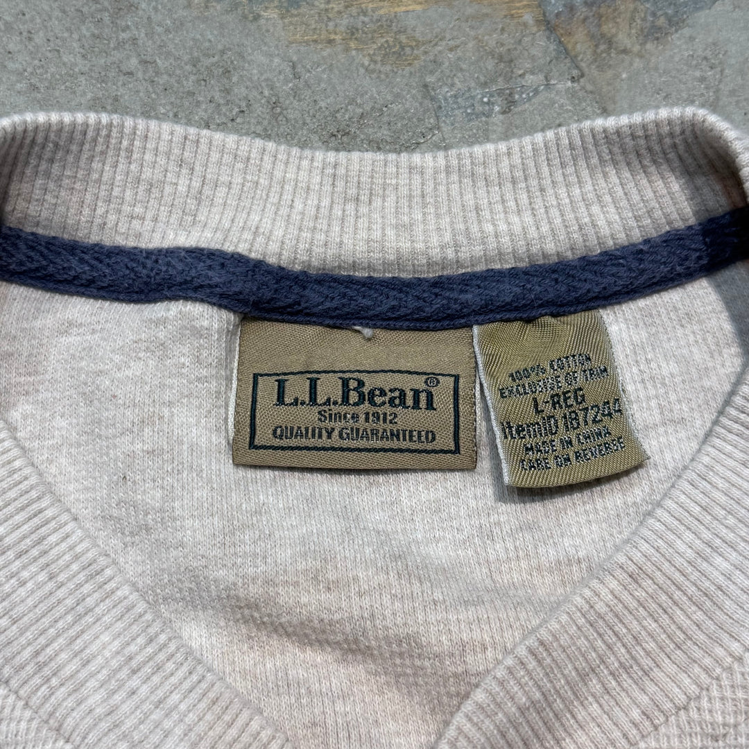 古着 L.L.Bean/エルエルビーン/ ヘンリーネックサーマルロングスリーブTシャツ/ サイズL
