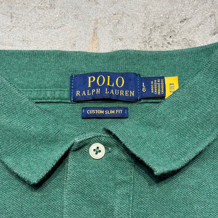 古着 polo by ralph lauren/ ポロ バイ ラルフローレン/ 半袖ポロシャツ/ サイズL
